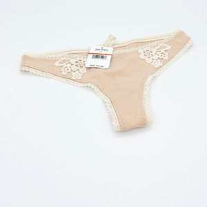 Free People Intimately Cheyenne Thong Lace Trim XS